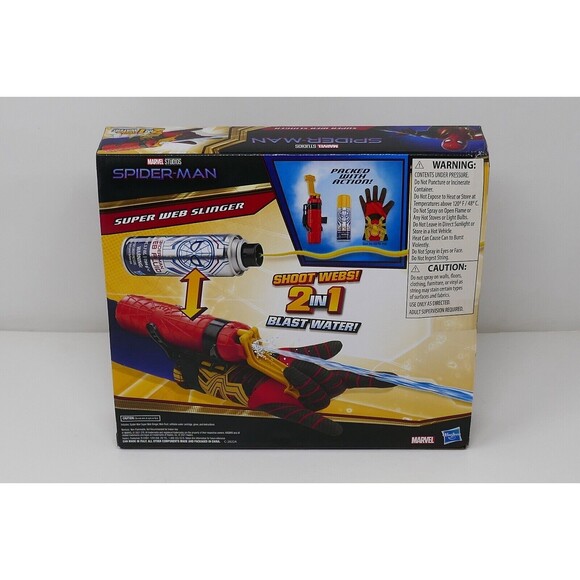 Hasbro Marvel Spider-Man Super Web Slinger Toy Includes Web Fluid NEW - Picture 3 of 3